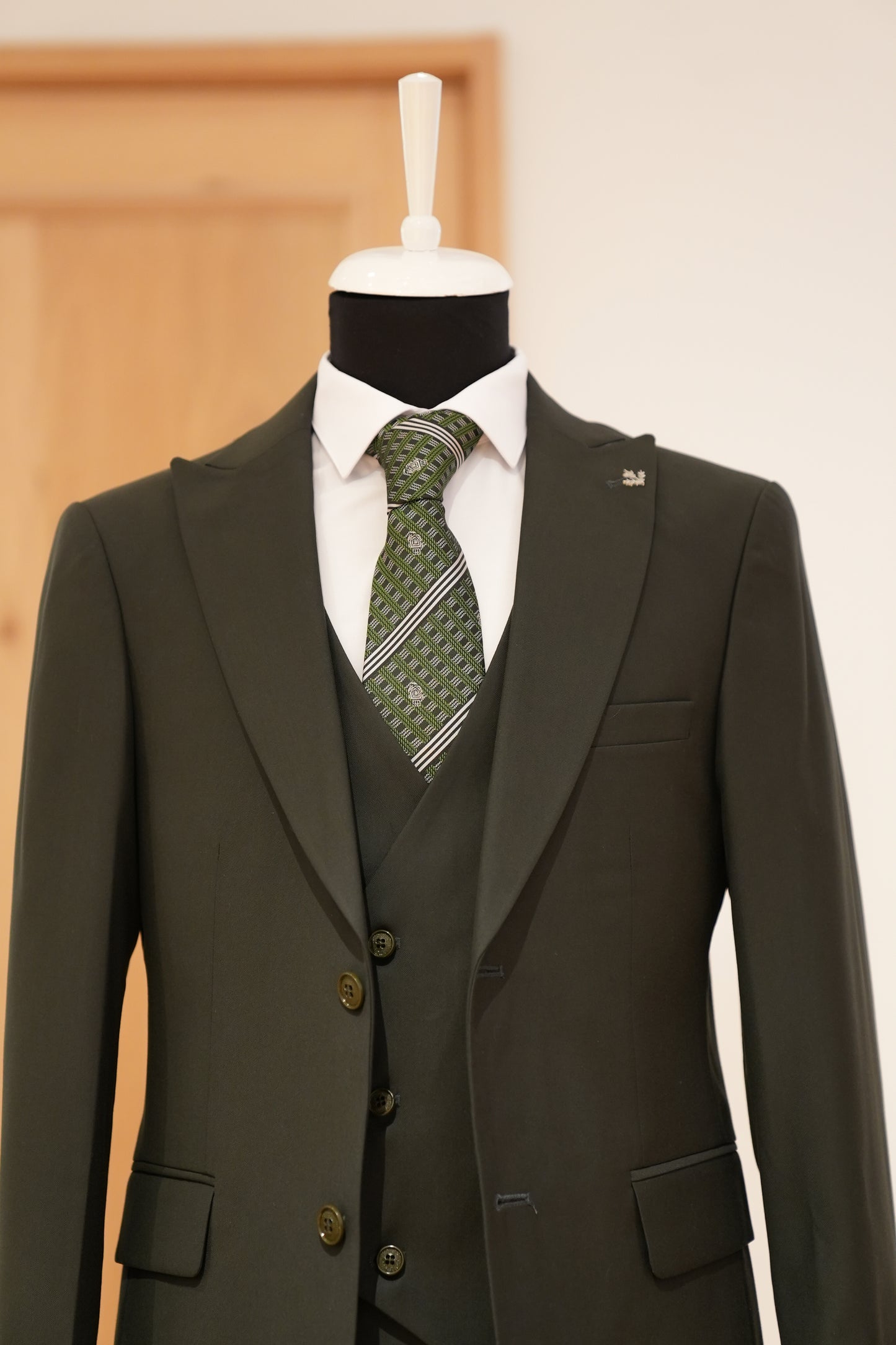 DARK GREEN SLIM SUIT