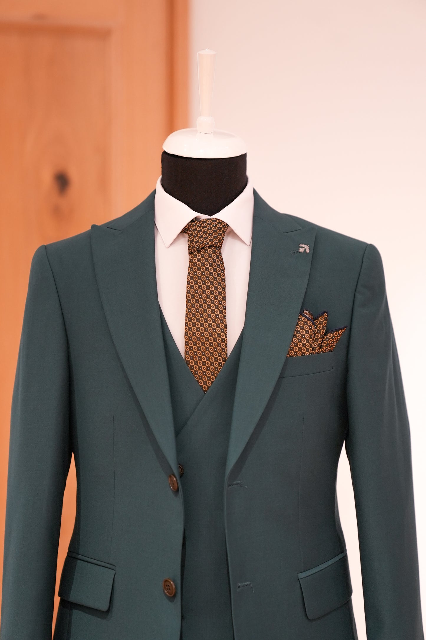 DARK GREEN SLIM SUIT