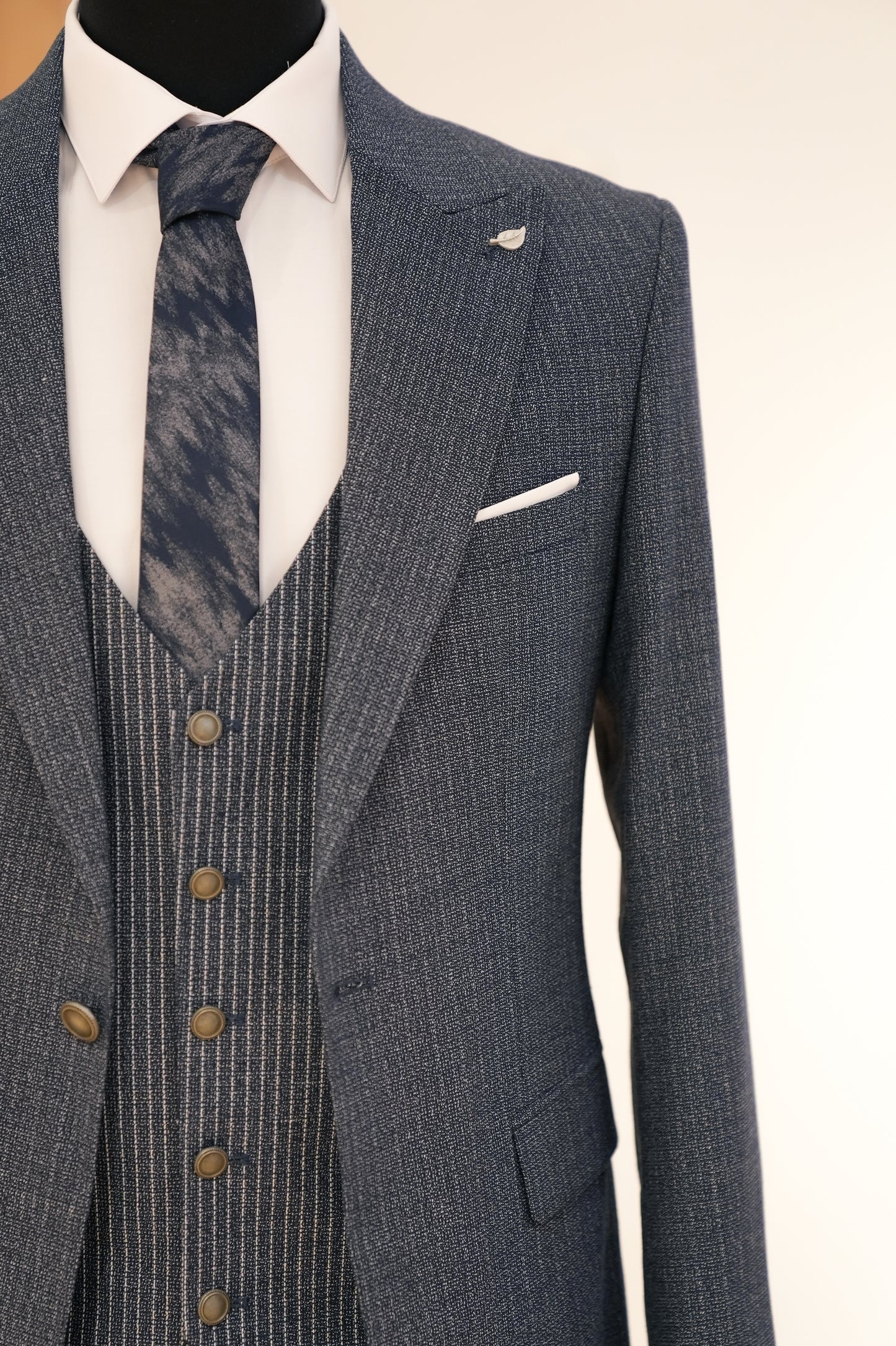 MID BLUE SLIM SUIT