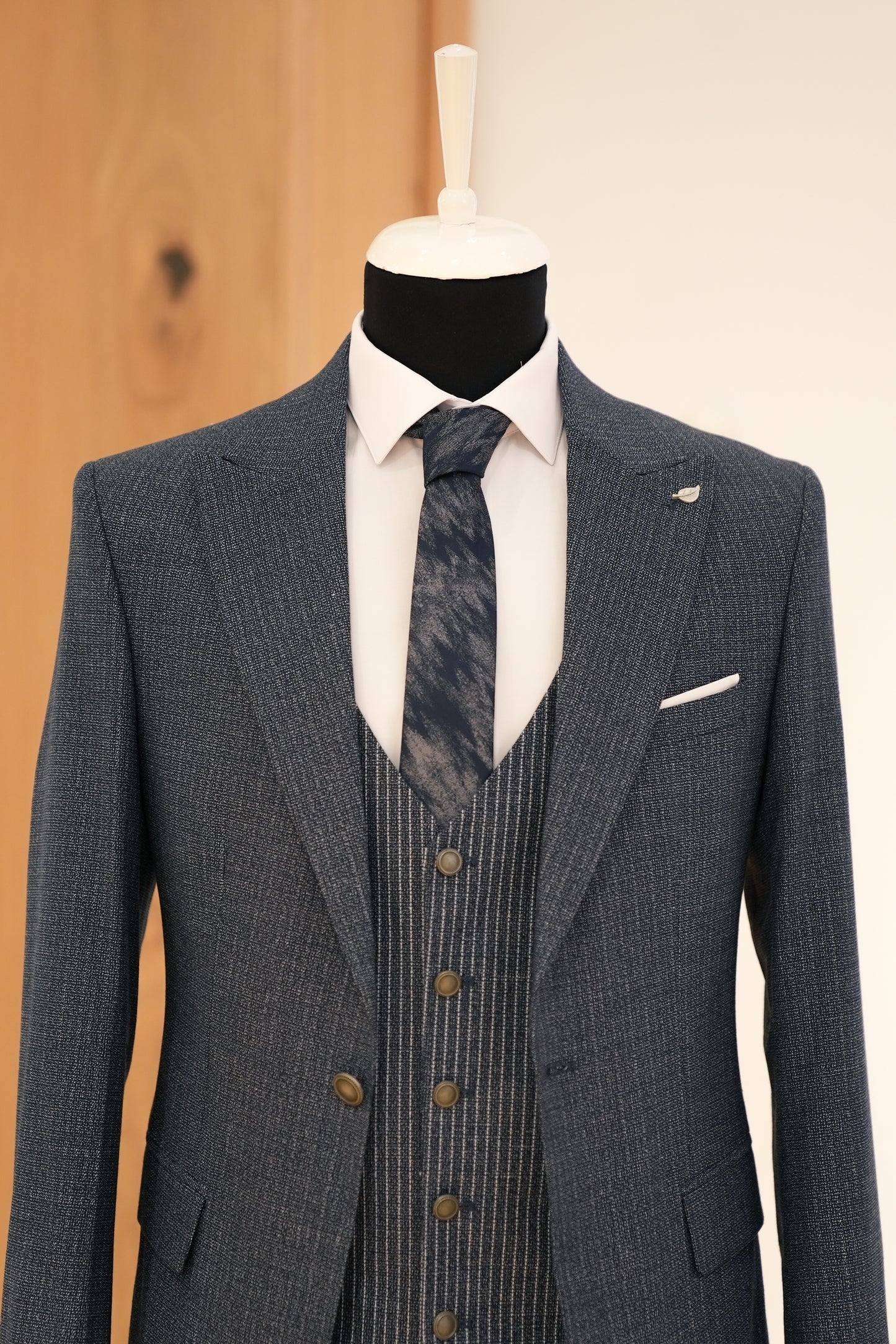 MID BLUE SLIM SUIT