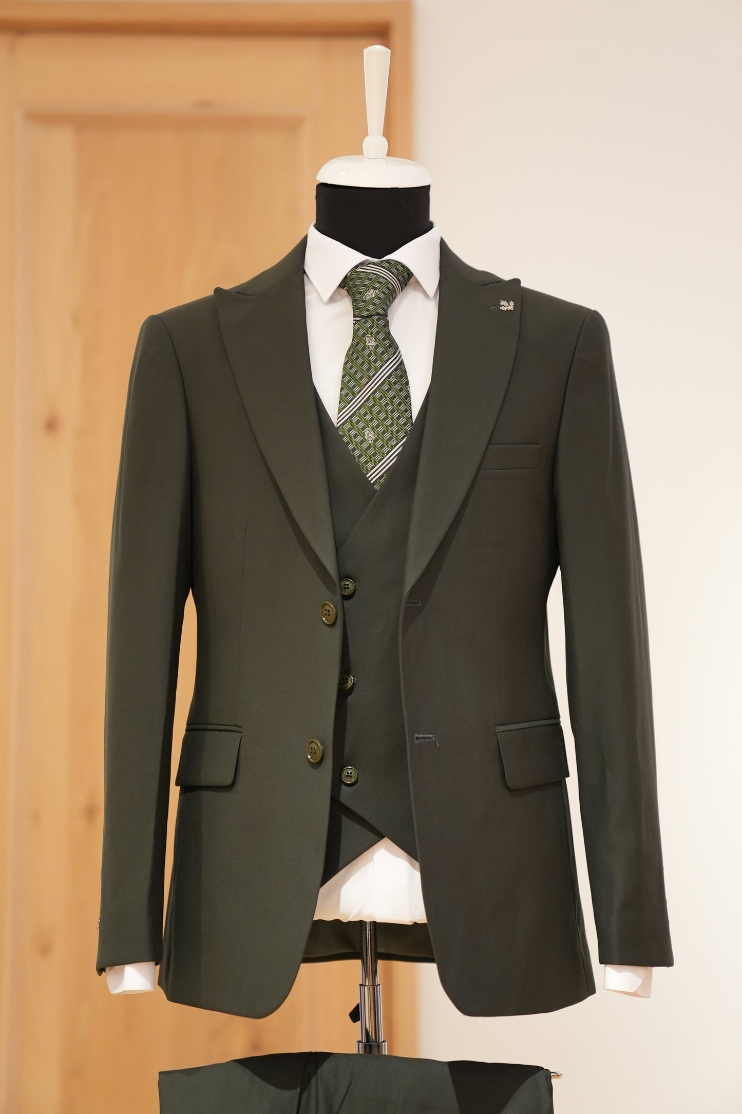 DARK GREEN SLIM SUIT