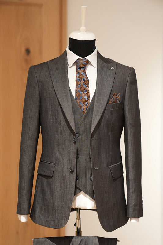 DARK GRAY SLIM SUIT