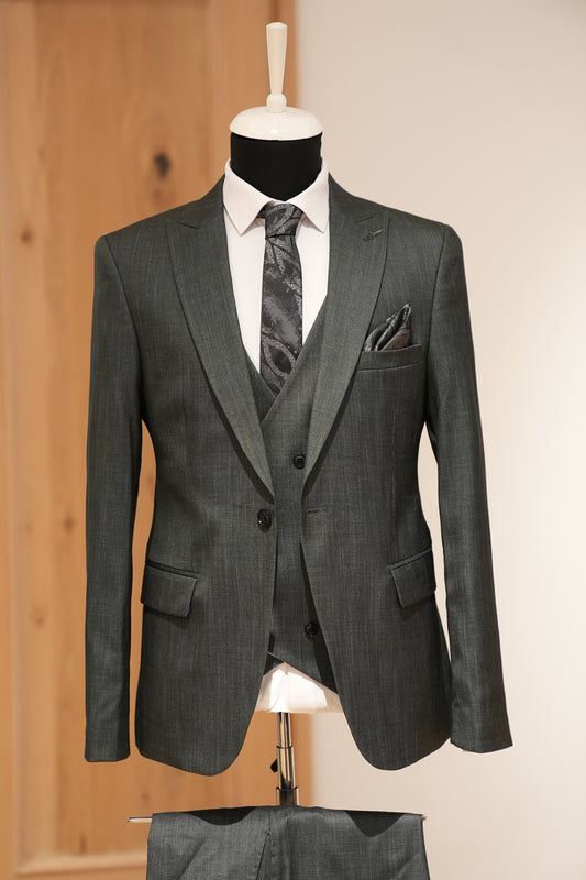 DARK GRAY SLIM SUIT